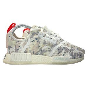 Adidas NMD R1 Chalk White Camo Women's Lace Up Sneakers Running Shoes Size 6.5